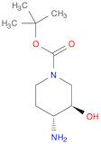 1-Piperidinecarboxylic acid, 4-amino-3-hydroxy-, 1,1-dimethylethyl ester, (3R,4R)-