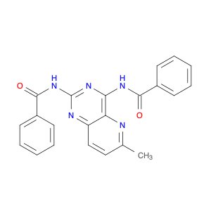 Pyrido[3,2-d]pyrimidine, 2,4-dibenzamido-6-methyl- (7CI)