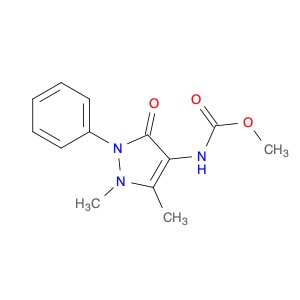 Carbamic acid, (2,3-dihydro-1,5-dimethyl-3-oxo-2-phenyl-1H-pyrazol-4-yl)-, methyl ester (9CI)