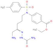 Benzoic acid, 4-[[5-amino-4-[2-(aminocarbonyl)hydrazinylidene]pentyl][(4-methylphenyl)sulfonyl]ami…