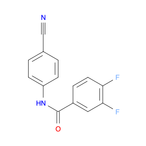 Benzamide, N-(4-cyanophenyl)-3,4-difluoro-