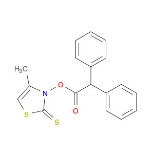 2(3H)-Thiazolethione, 3-[(diphenylacetyl)oxy]-4-methyl-