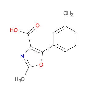 4-Oxazolecarboxylic acid, 2-methyl-5-(3-methylphenyl)-