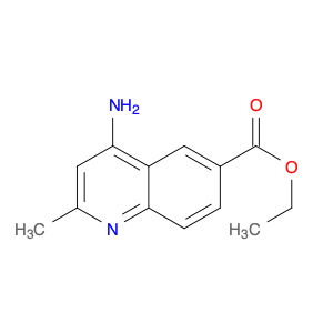 6-Quinolinecarboxylic acid, 4-amino-2-methyl-, ethyl ester