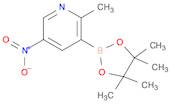 Pyridine, 2-methyl-5-nitro-3-(4,4,5,5-tetramethyl-1,3,2-dioxaborolan-2-yl)-