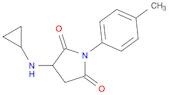 2,5-Pyrrolidinedione, 3-(cyclopropylamino)-1-(4-methylphenyl)-