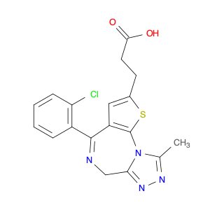 4-(2-Chlorophenyl)-9-methyl-6H-thieno[3,2-f][1,2,4]triazolo[4,3-a][1,4]diazepine-2-propanoic Acid