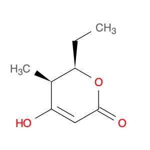 2H-Pyran-2-one, 6-ethyl-5,6-dihydro-4-hydroxy-5-methyl-, cis- (9CI)