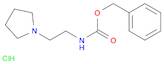 Carbamic acid, [2-(1-pyrrolidinyl)ethyl]-, phenylmethyl ester, monohydrochloride (9CI)