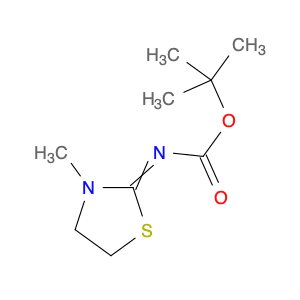Carbamic acid, (3-methyl-2-thiazolidinylidene)-, 1,1-dimethylethyl ester (9CI)