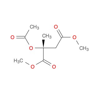 Butanedioic acid, 2-(acetyloxy)-2-methyl-, 1,4-dimethyl ester, (2R)-