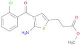 2-Thiophenepropanoic acid, 5-amino-4-(2-chlorobenzoyl)-, methyl ester