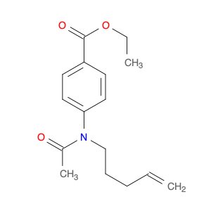 Benzoic acid, 4-(acetyl-4-penten-1-ylamino)-, ethyl ester