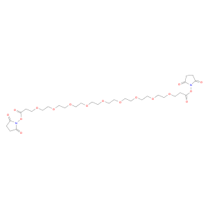 4,7,10,13,16,19,22,25,28-Nonaoxahentriacontanedioic acid, 1,31-bis(2,5-dioxo-1-pyrrolidinyl) ester