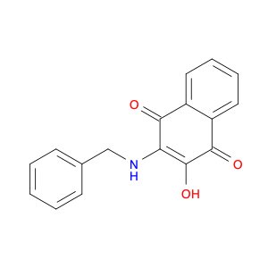 1,4-Naphthalenedione, 2-hydroxy-3-[(phenylmethyl)amino]-