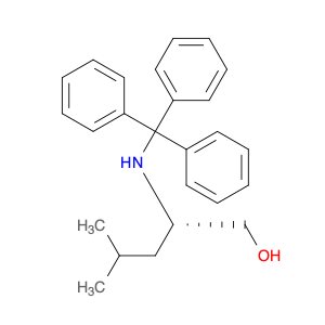1-Pentanol, 4-methyl-2-[(triphenylmethyl)amino]-, (S)-