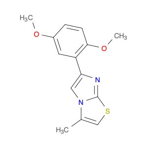 Imidazo[2,1-b]thiazole, 6-(2,5-dimethoxyphenyl)-3-methyl-