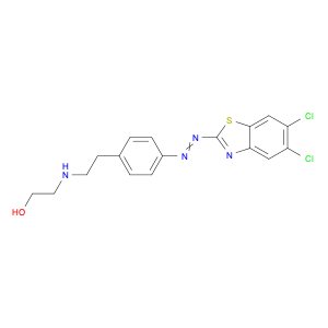 Ethanol, 2-[[4-[2-(5,6-dichloro-2-benzothiazolyl)diazenyl]phenyl]ethylamino]-