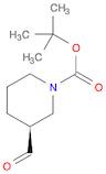 1-Piperidinecarboxylic acid, 3-formyl-, 1,1-dimethylethyl ester, (3S)-