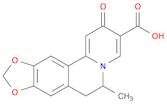 2H-[1,3]Benzodioxolo[5,6-a]quinolizine-3-carboxylic acid, 6,7-dihydro-6-methyl-2-oxo-