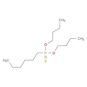 Phosphonothioic acid, hexyl-, O,O-dibutyl ester (6CI,9CI)