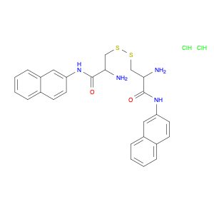 3,3'-Disulfanediylbis(2-amino-N-(naphthalen-2-yl)propanamide) dihydrochloride