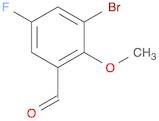 Benzaldehyde, 3-bromo-5-fluoro-2-methoxy-