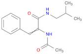 2-Propenamide, 2-(acetylamino)-N-(2-methylpropyl)-3-phenyl-