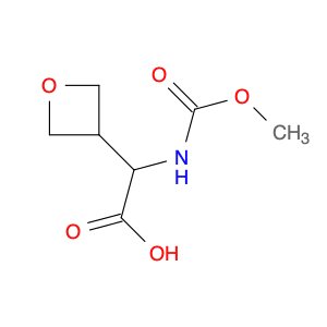 2-((Methoxycarbonyl)amino)-2-(oxetan-3-yl)acetic acid