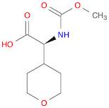 2H-Pyran-4-acetic acid, tetrahydro-α-[(methoxycarbonyl)amino]-, (αS)-