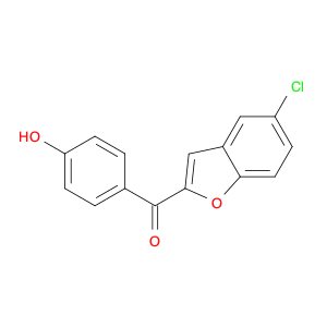 Methanone, (5-chloro-2-benzofuranyl)(4-hydroxyphenyl)-