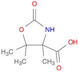 4-Oxazolidinecarboxylic acid, 4,5,5-trimethyl-2-oxo-