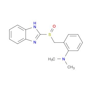 Benzenamine, 2-[(1H-benzimidazol-2-ylsulfinyl)methyl]-N,N-dimethyl-