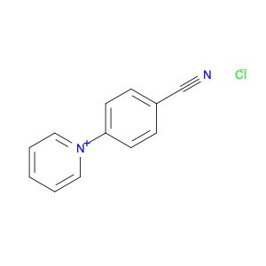 Pyridinium, 1-(4-cyanophenyl)-, chloride (1:1)