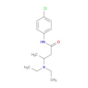 Butanamide, N-(4-chlorophenyl)-3-(diethylamino)-