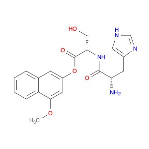 L-Serinamide, L-histidyl-N-(4-methoxy-2-naphthalenyl)-, diacetate (9CI)
