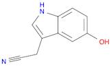 1H-Indole-3-acetonitrile, 5-hydroxy-