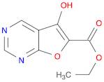 Furo[2,3-d]pyrimidine-6-carboxylic acid, 5-hydroxy-, ethyl ester