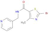 5-Thiazolecarboxamide, 2-bromo-4-methyl-N-(3-pyridinylmethyl)-