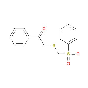 Ethanone, 1-phenyl-2-[[(phenylsulfonyl)methyl]thio]-