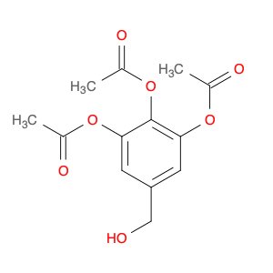 1,2,3-Benzenetriol, 5-(hydroxymethyl)-, 1,2,3-triacetate