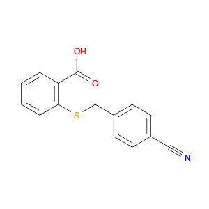 2-((4-Cyanobenzyl)thio)benzoic Acid