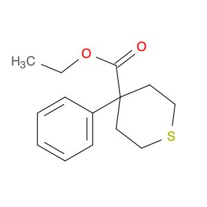2H-Thiopyran-4-carboxylic acid, tetrahydro-4-phenyl-, ethyl ester