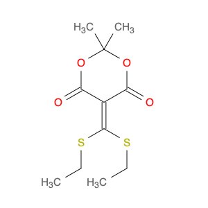 1,3-Dioxane-4,6-dione, 5-[bis(ethylthio)methylene]-2,2-dimethyl-