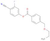 Benzoic acid, 4-(propoxymethyl)-, 4-cyano-3-fluorophenyl ester