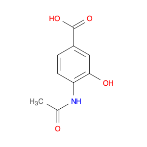 Benzoic acid, 4-(acetylamino)-3-hydroxy-