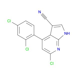 6-Chloro-4-(2,4-dichlorophenyl)-1H-pyrrolo[2,3-b]pyridine-3-carbonitrile
