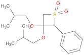 Thietane, 3,3-bis(2-methylpropoxy)-2-phenyl-, 1,1-dioxide