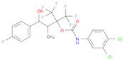 Carbamic acid, (3,4-dichlorophenyl)-, monoester with 4,4,4-trifluoro-1-(4-fluorophenyl)-2-methyl-3…