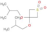 Thietane, 3,3-bis(2-methylpropoxy)-, 1,1-dioxide